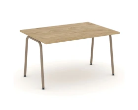 Стол переговорный на круглой трубе 138x98x75 Эстетика / Estetica images