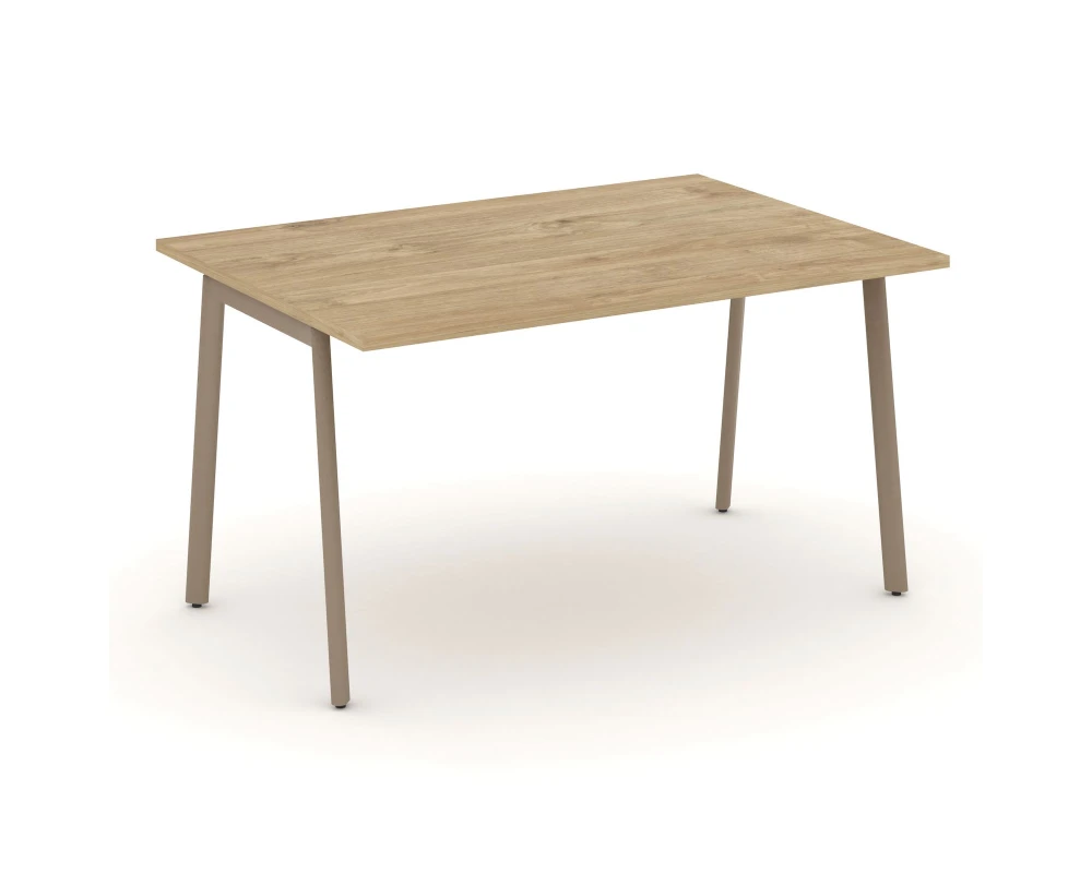 Стол переговорный на плоскоовальной трубе 138x98x75 Эстетика / Estetica