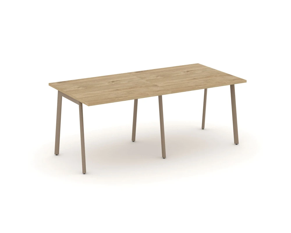 Стол переговорный на плоскоовальной трубе 196x98x75 Эстетика / Estetica