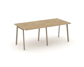 Стол переговорный на плоскоовальной трубе 196x98x75 Эстетика / Estetica images