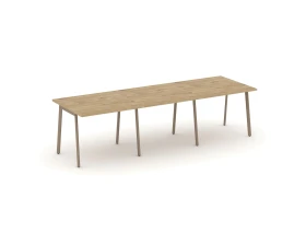 Стол переговорный на плоскоовальной трубе 294x98x75 Эстетика / Estetica images