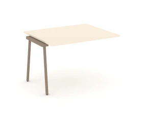 Проходной наборный элемент переговорного стола на плоскоовальной трубе 118x98x75 Эстетика / Estetica images