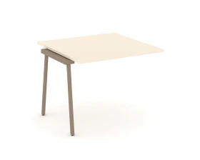 Проходной наборный элемент переговорного стола на плоскоовальной трубе 98x98x75 Эстетика / Estetica images