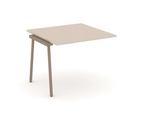 Проходной наборный элемент переговорного стола на плоскоовальной трубе 98x98x75 Эстетика / Estetica images