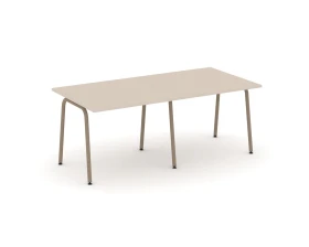 Стол переговорный на круглой трубе 196x98x75 Эстетика / Estetica images
