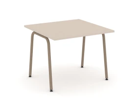 Стол переговорный на круглой трубе 98x98x75 Эстетика / Estetica images