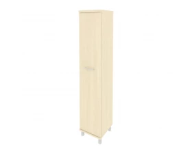 Шкаф высокий узкий 1 высокая дверь ЛДСП правый 401x432x2060 First images