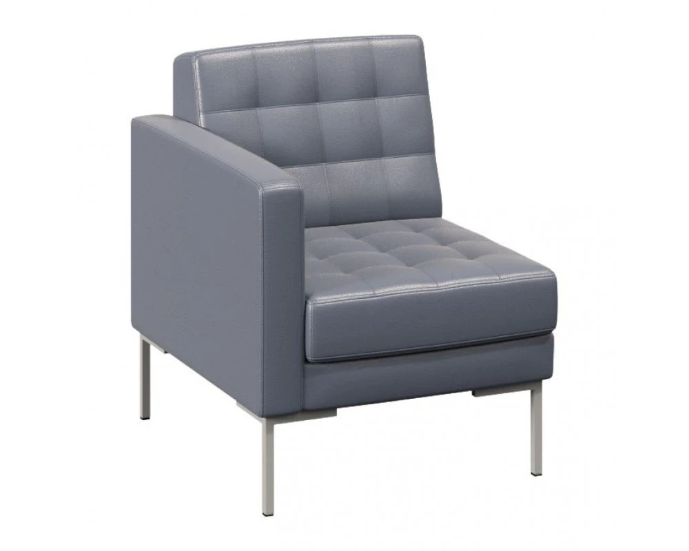 Секция с подлокотником одноместная левая Forest