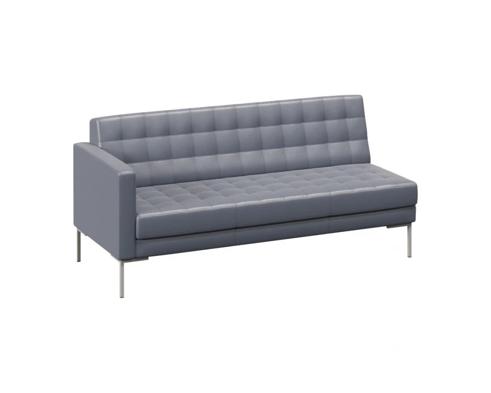 Секция с подлокотником трехместная левая Forest