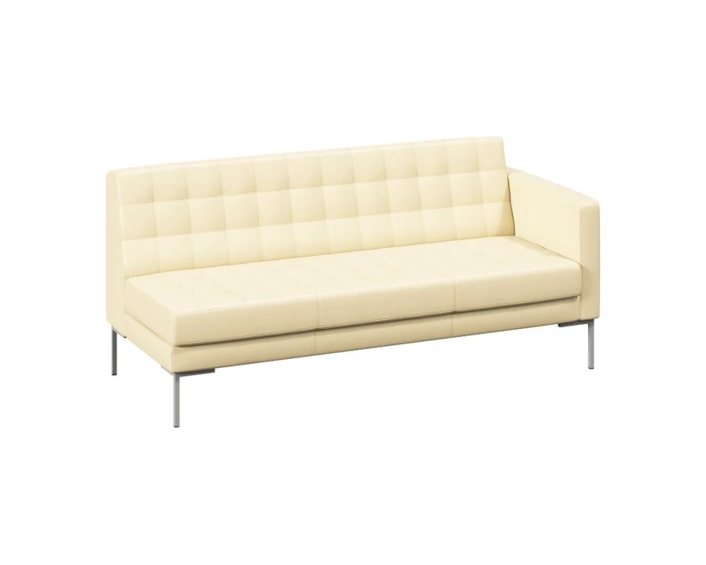 Секция с подлокотником трехместная правая Forest