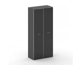 Шкаф широкий высокий стекл. дверь 896x460x2000 Fresco images