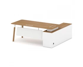 Стол руководителя левый 2000x1798x750 Fresco images