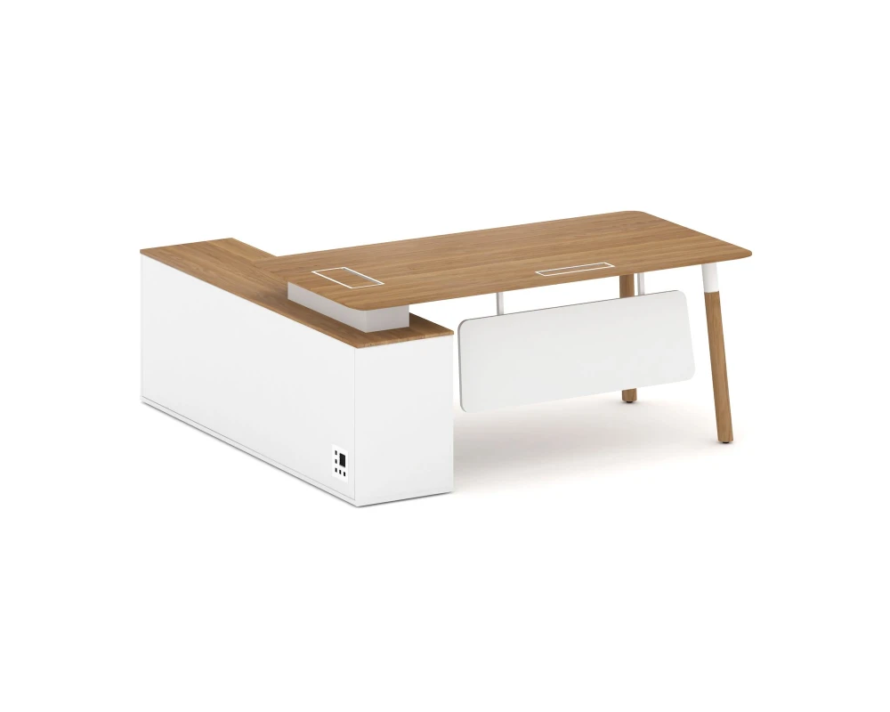 Стол руководителя правый 1800x1798x750 Фреско / Fresco