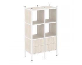 Прямой стеллаж L-03 862x446x1458 Loft images