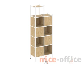 Прямой стеллаж L-20 862x446x2280 Лофт / Loft images