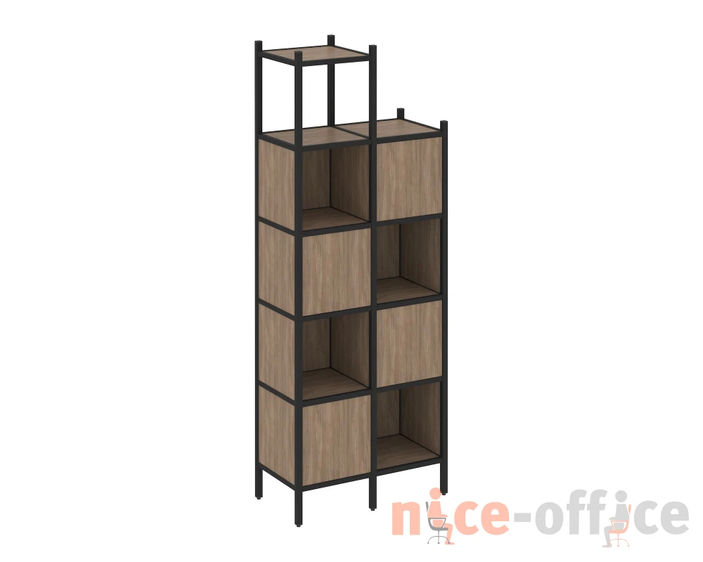 Прямой стеллаж L-20 862x446x2280 Лофт / Loft