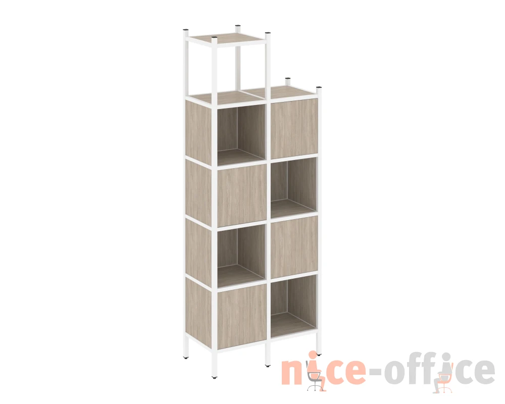 Прямой стеллаж L-20 862x446x2280 Лофт / Loft