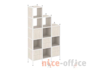 Прямой стеллаж L-22 1278x446x2280 Лофт / Loft images