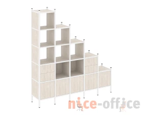 Прямой стеллаж L-23 2110x446x2280 Лофт / Loft images