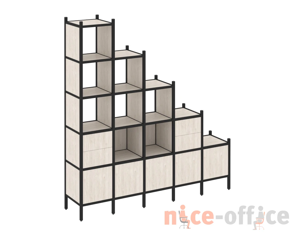 Прямой стеллаж L-23 2110x446x2280 Лофт / Loft