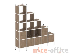 Прямой стеллаж L-23 2110x446x2280 Лофт / Loft images