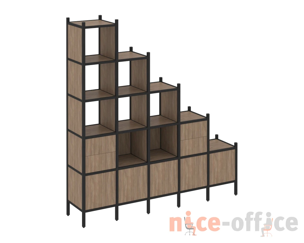 Прямой стеллаж L-23 2110x446x2280 Лофт / Loft
