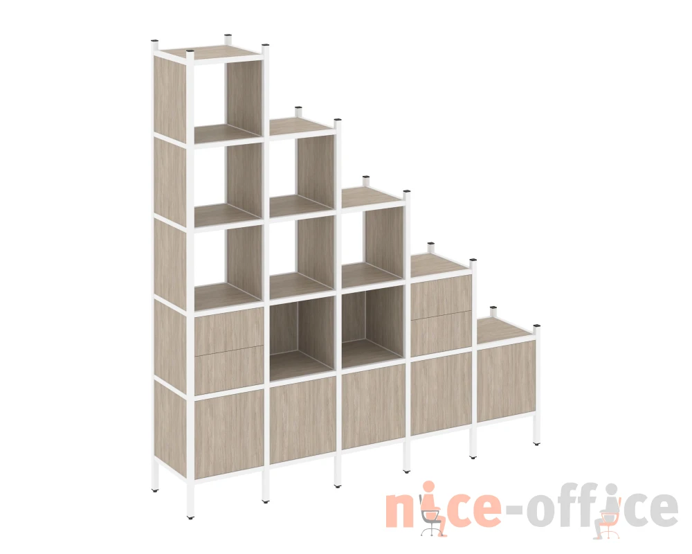 Прямой стеллаж L-23 2110x446x2280 Лофт / Loft