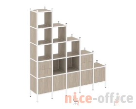 Прямой стеллаж L-23 2110x446x2280 Лофт / Loft images