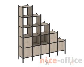 Прямой стеллаж L-23 2110x446x2280 Лофт / Loft images