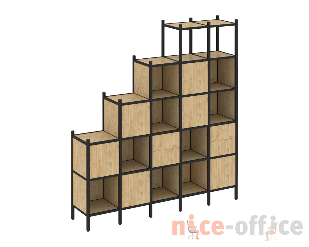 Прямой стеллаж L-25 2110x446x2280 Лофт / Loft