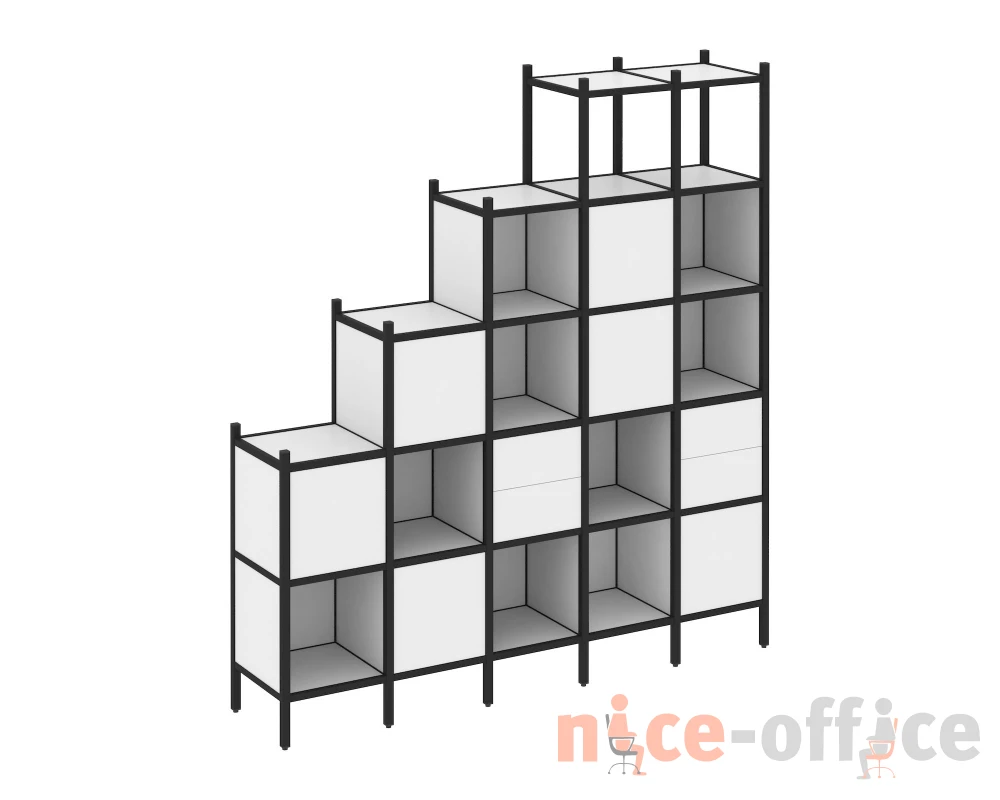 Прямой стеллаж L-25 2110x446x2280 Лофт / Loft