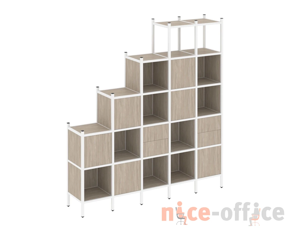 Прямой стеллаж L-25 2110x446x2280 Лофт / Loft