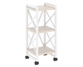 Стеллаж на колесных опорах - 3 полки 400х400х968 Loft images