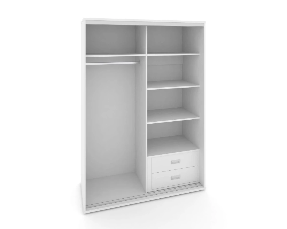 Комплект №1, 2-х секционного шкафа низкого L1200мм 1200x600x2006 Maris