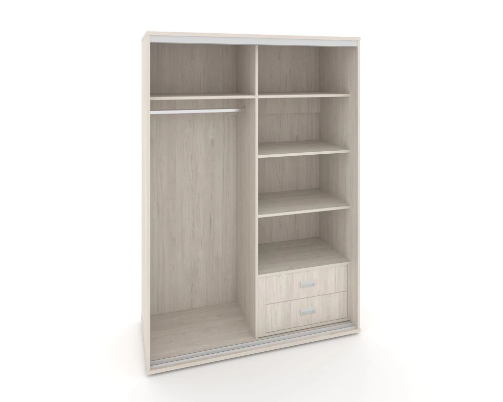 Комплект №1, 2-х секционного шкафа низкого L1200мм 1200x600x2006 Maris