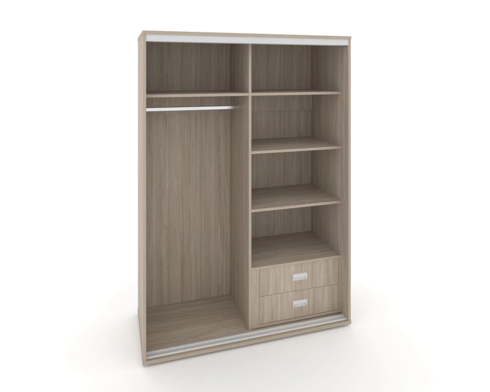 Комплект №1, 2-х секционного шкафа низкого L1200мм 1200x600x2006 Maris