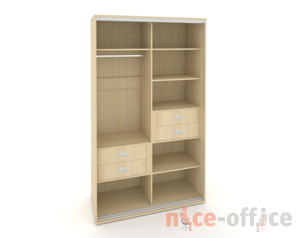 Комплект №5, 2-х секционного шкафа высокого L1200мм 1200x600x2394 Марис / Maris
