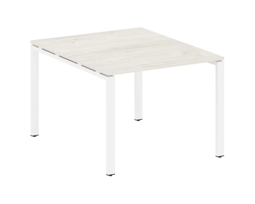 Переговорный стол (1 столешница) на П-образном м/к 100x123,5x75 Metal System