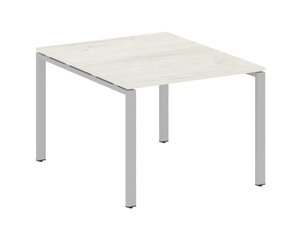 Переговорный стол (1 столешница) на П-образном м/к 100x123,5x75 Metal System
