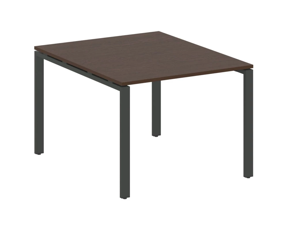 Переговорный стол (1 столешница) на П-образном м/к 100x123,5x75 Metal System