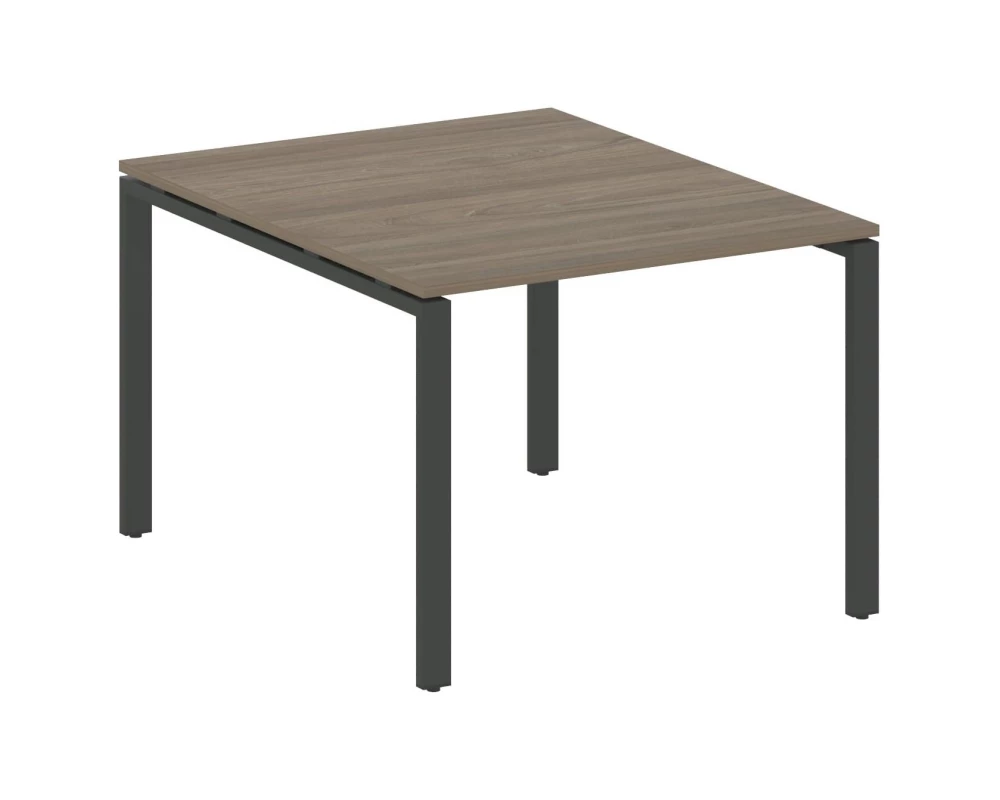 Переговорный стол (1 столешница) на П-образном м/к 100x123,5x75 Metal System