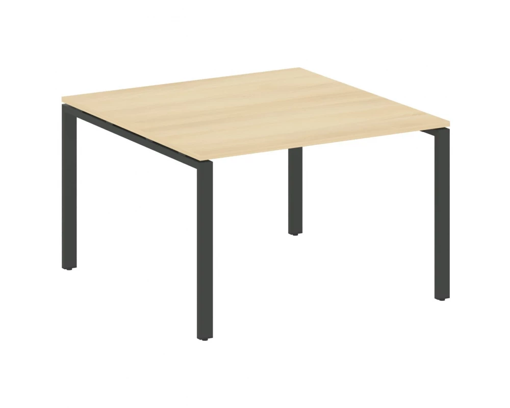 Переговорный стол (1 столешница) на П-образном м/к 120x123,5x75 Metal System