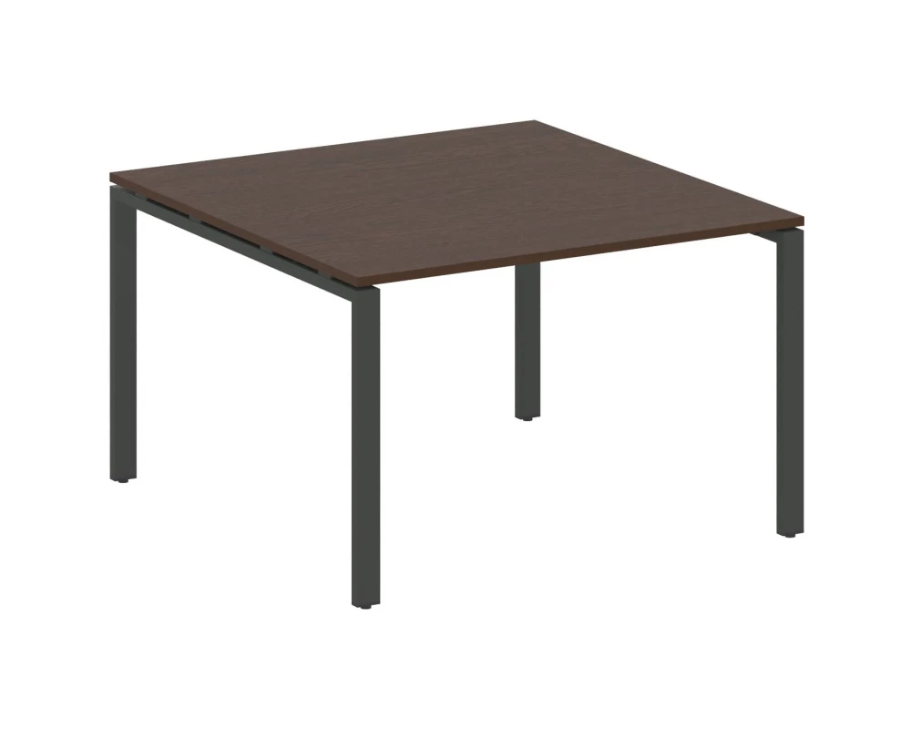 Переговорный стол (1 столешница) на П-образном м/к 120x123,5x75 Metal System