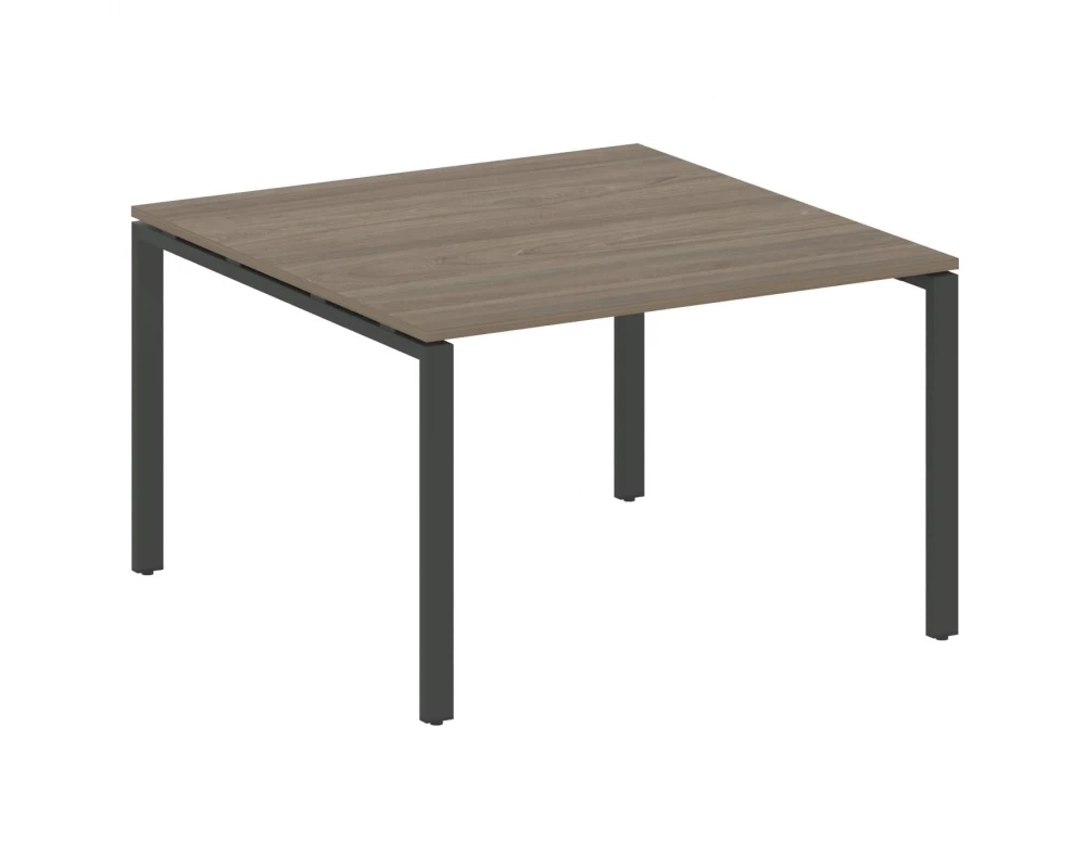 Переговорный стол (1 столешница) на П-образном м/к 120x123,5x75 Metal System