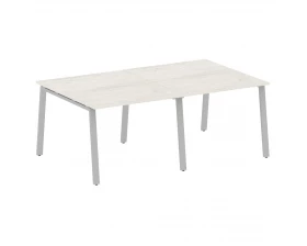 Переговорный стол (2 столешницы) на А-образном м/к 200x123,5x75 Metal System images