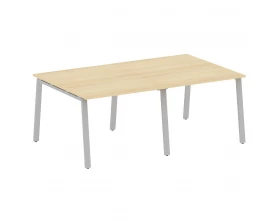 Переговорный стол (2 столешницы) на А-образном м/к 200x123,5x75 Metal System images
