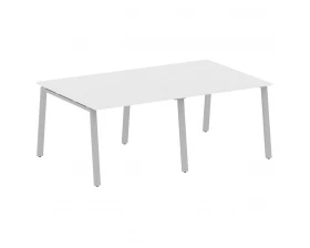 Переговорный стол (2 столешницы) на А-образном м/к 200x123,5x75 Metal System images