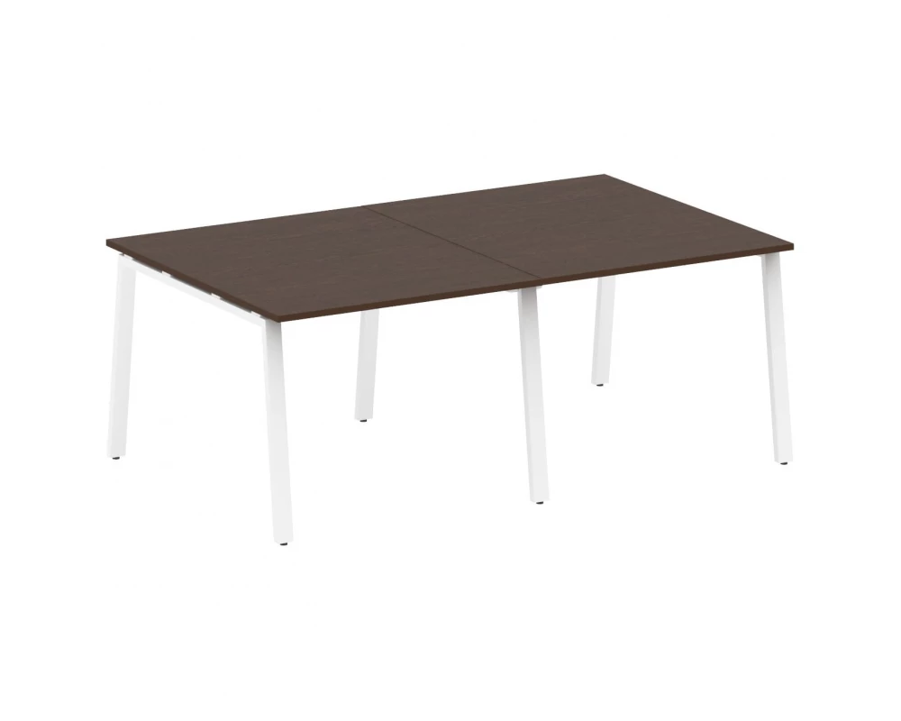 Переговорный стол (2 столешницы) на А-образном м/к 200x123,5x75 Metal System