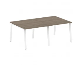 Переговорный стол (2 столешницы) на А-образном м/к 200x123,5x75 Metal System images