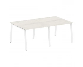 Переговорный стол (2 столешницы) на А-образном м/к 200x123,5x75 Metal System images